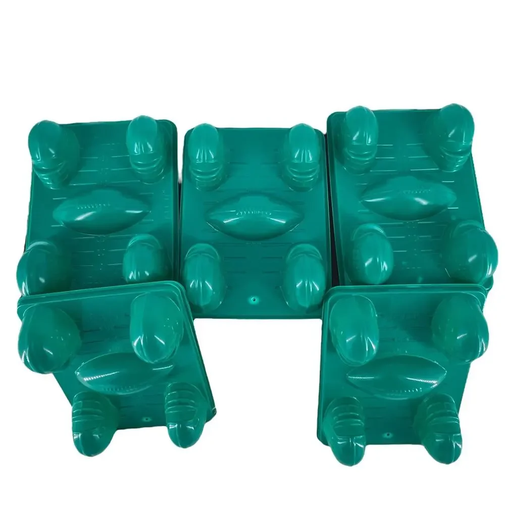 Jello Jiggler Molds 2-Holiday 1-Ice Age 5-Football Fun Shapes Kids Sensory Play